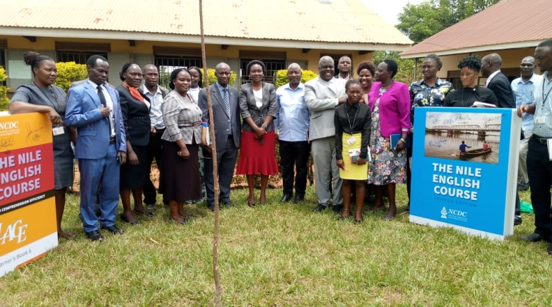 Official Launch of the Nile English Course Book by the Permanent Secretary Ministry of Education and Sports in Kayunga District.